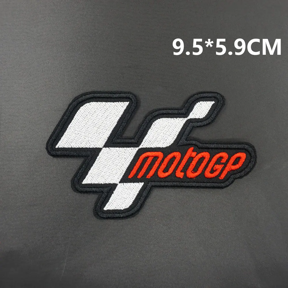

Fashion Motorcycle Badge Embroidered Patches with Hook Backing for Clothes