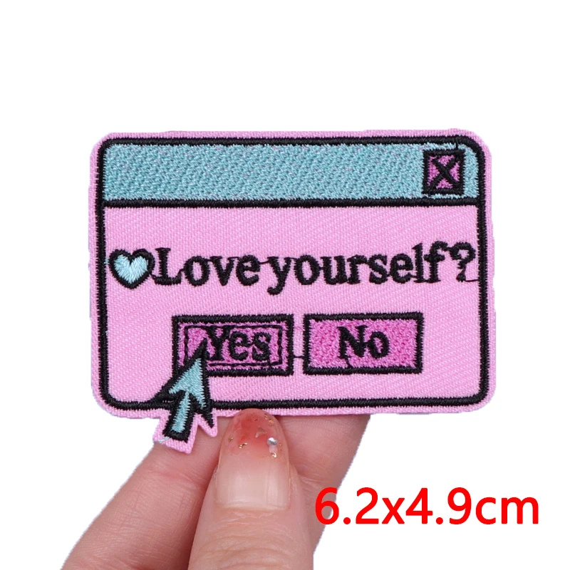 Description Picture 4 of itemCartoon Patch Iron On Patches For Clothing Thermoadhesive Patches On Clothes Badge Mushroom/Book Embroidery Patch Animal Sticker