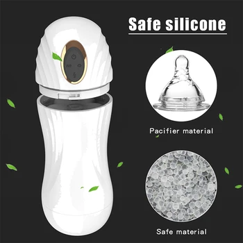 Sucking Male Masturbators Automatic Vibrating Heating Orgasm Sexy Machine Masturbation Cup Pussy Real Blowjob Sex Toys For Men 2