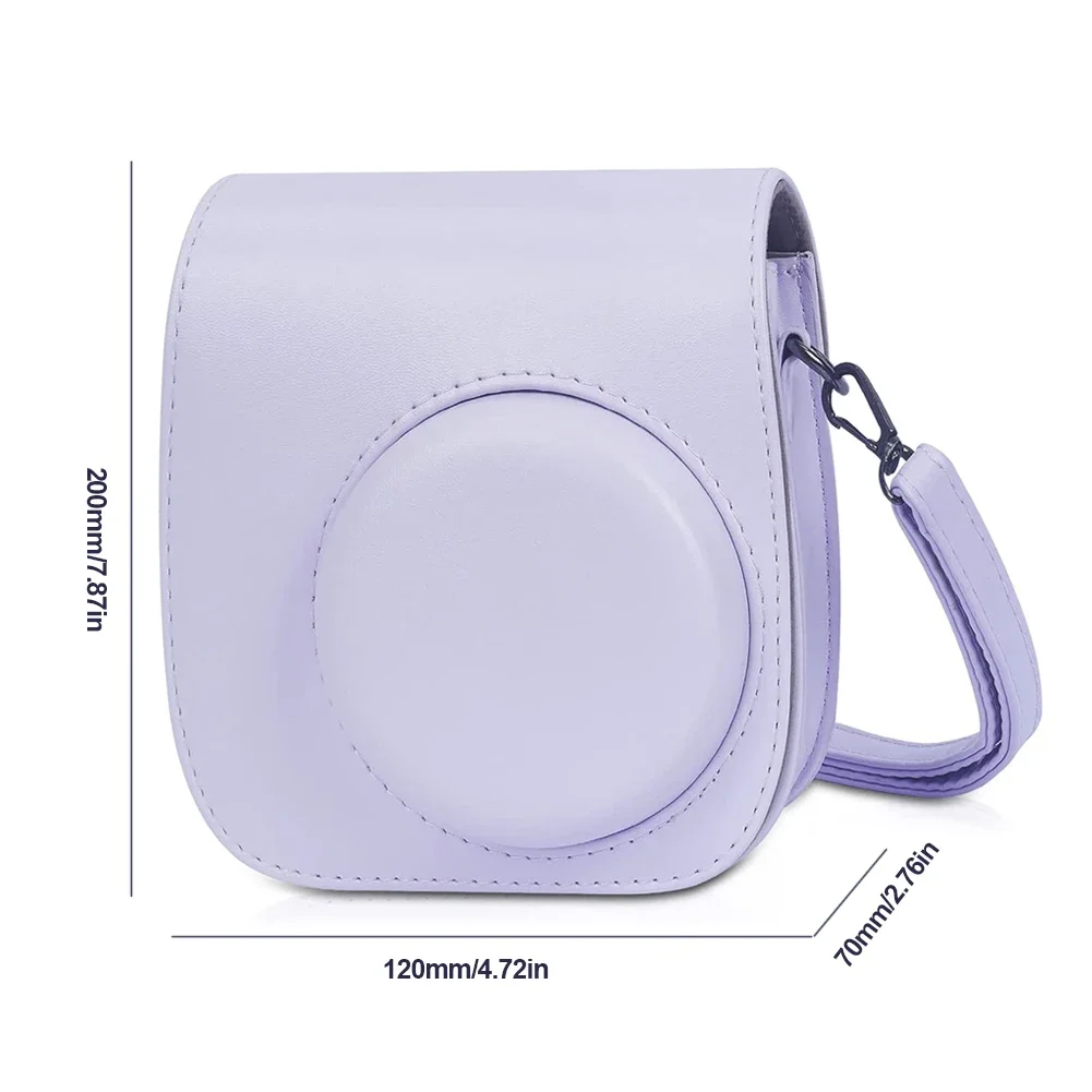 in For Instax Mini 12 Camera Case PU Leather Soft Protective