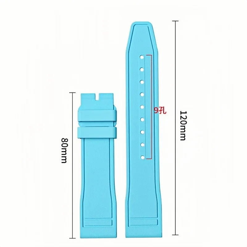 Premium Quick Release Rubber Watch Strap - Sport Bracelet Accessories Wristband - 20mm, 21mm, 22mm