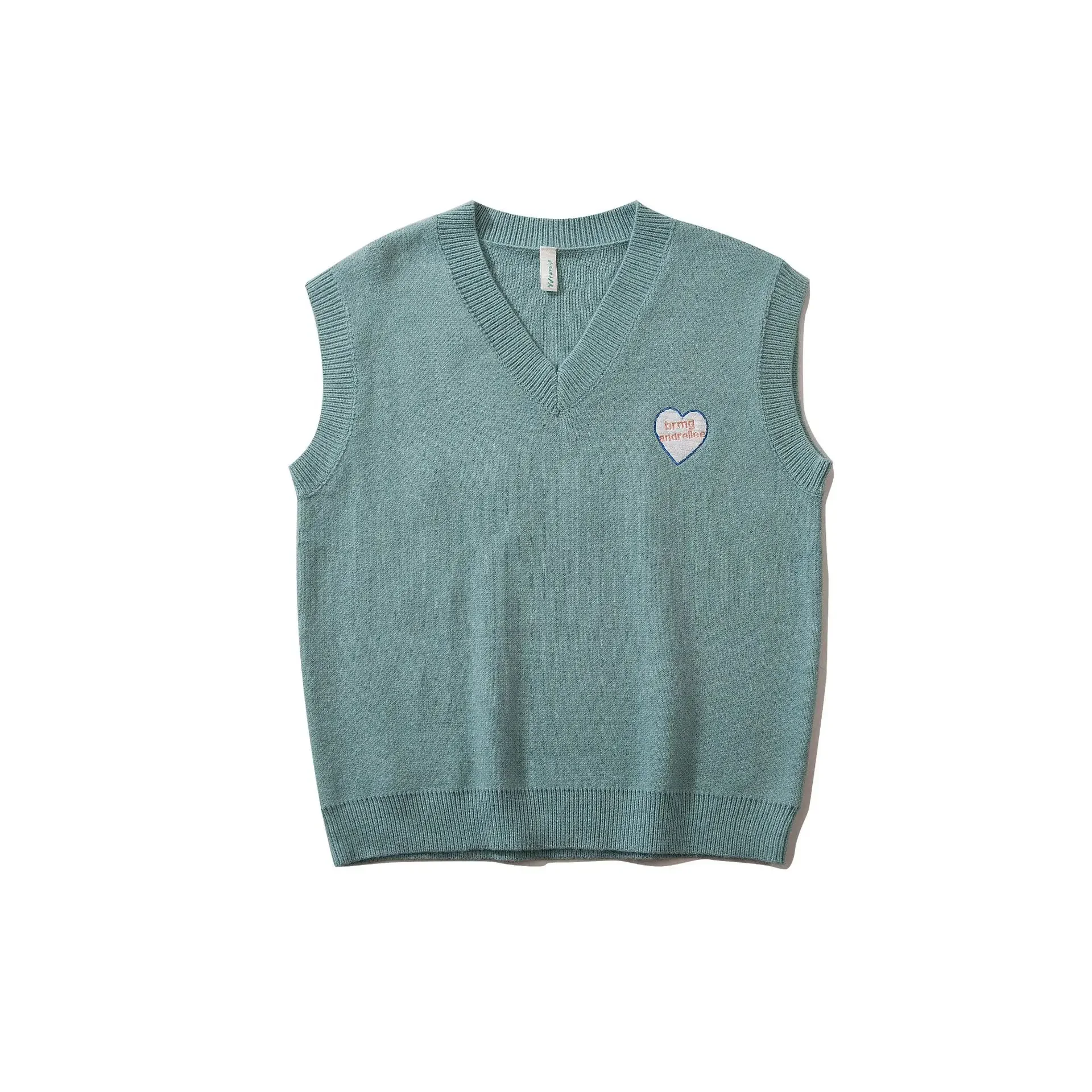 Description Picture 6 of itemWinter Men Harajuku Sweater Vest Letters Heart Loose Sleeveless V-neck Pullover Women Japanese College Style Tops Streetwear New