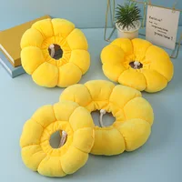 Sunflower Pet Elizabethan Collar Adjustable Anti-Bite Surgery Anti-Lick Wound Healing Cat Protection Collars Soft Plush Collar 1