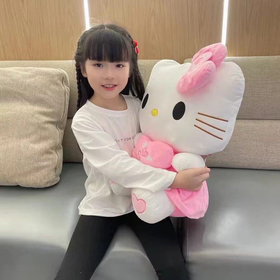 28-70Cm Cuscino Sanrio Hello Kitty Peluche Kawaii Hello Kitty Peluche Bambole Hello Kitty Peluche Giocattoli Ragdoll Regalo Per La Casa
