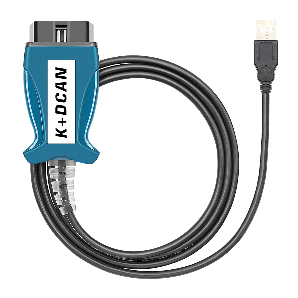 K+DCAN Cable For BMW Diagnostic - USB To OBD2 With FT232RL Chip For E Series 1998-2019 Models