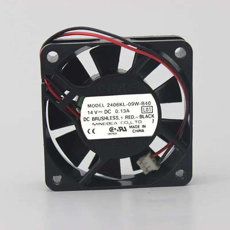 6CM 더블 볼 6015 14V 0.13A 2406KL-09W-B40 서버 팬
