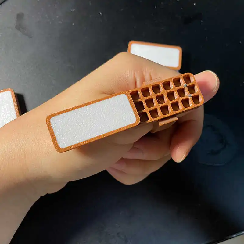 8/18 Grid Ring Pigment Box Portable Mini Watercolor Palette Student Artist Travel Sketch Nail Painting Art Supplies