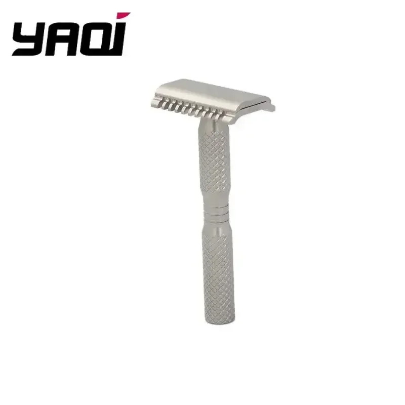 YAQI Ghost 90DC 크로스 그레인 패턴 티타늄 경량 안전 면도기
