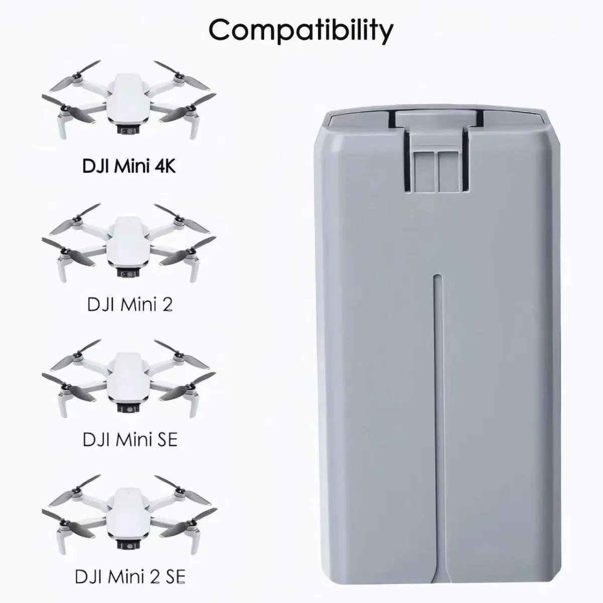 แบตเตอรี่สำหรับโดรน Mini 4K ความจุ 2250mAh