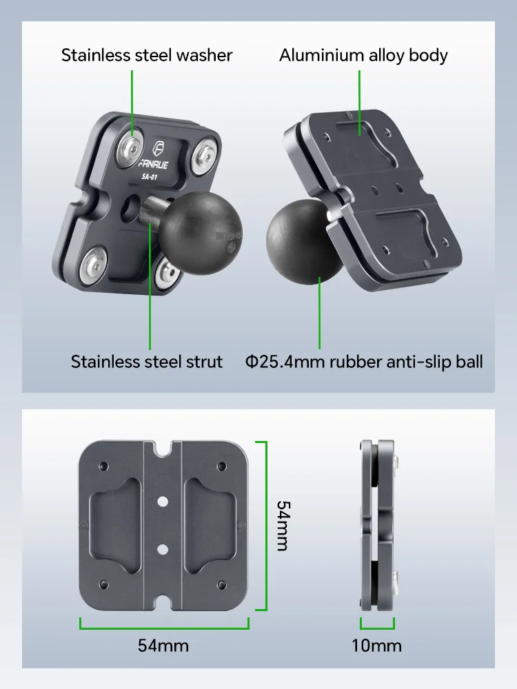 FANAUE Anti-Shock Absorbing Mobile Phone Holder