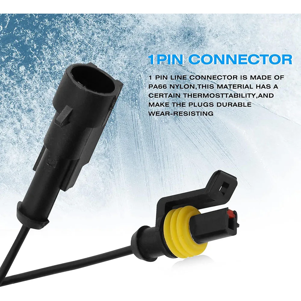 1-Pin-Steckverbinder, wasserdichter Steckverbinder, männlich und weiblich, geeignet für Auto, LKW, Boot und andere Kabelverbindungen, 10er-Pack – Detail 6