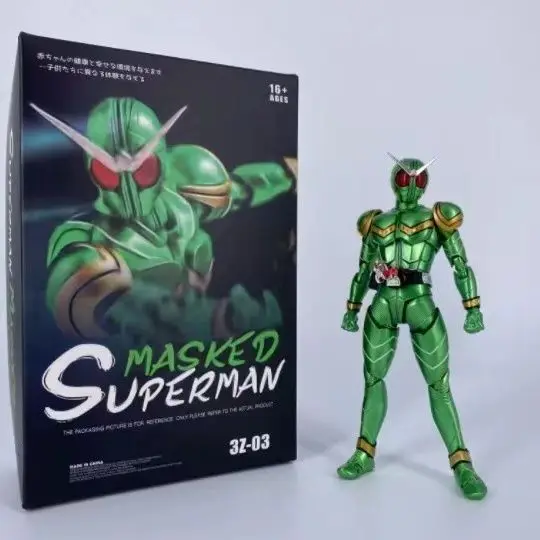 アニメ仮面ライダー組み立てモデルマスクスーパーマン永遠のアクション