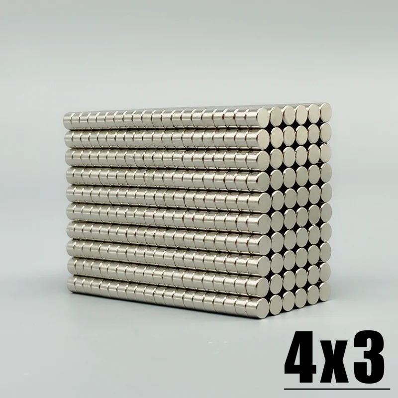 20 ~ 2000 pz 4x3mm piccoli magneti circolari 4mm x 3mm N35 magnete al  neodimio forte Dia 4x3mm magneti permanenti NdFeB disco 4*3mm - AliExpress