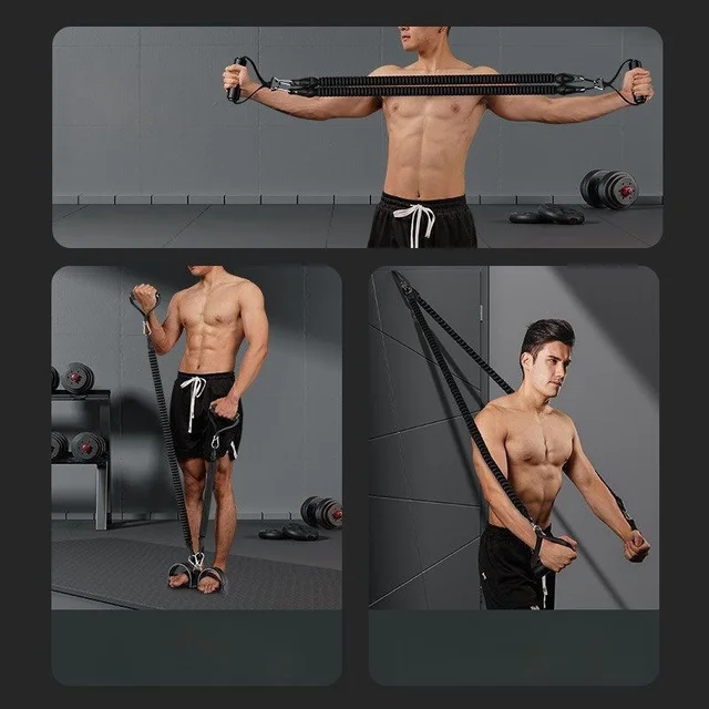 Pedal Tension Rope Abdominal Strength Elastic Rope Home Multi-functional Fitness Resistance Band Exercise Fitness Equipment 4