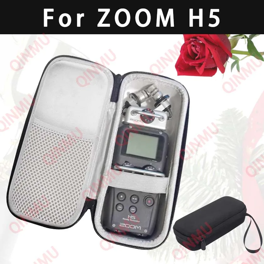 

Bag for ZOOM H5 Sound Recorder Case Tool EVE Box Waterproof Protect Storage Sealed Travel Box Impact Suitcase Accessories