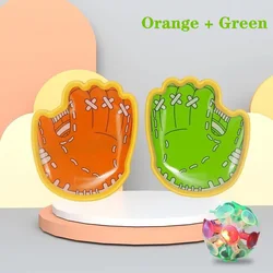 Interactive Sticky Target Ball Set for Kids - Fun Outdoor Sports & Parent - Child Play Toy (Orange Green)