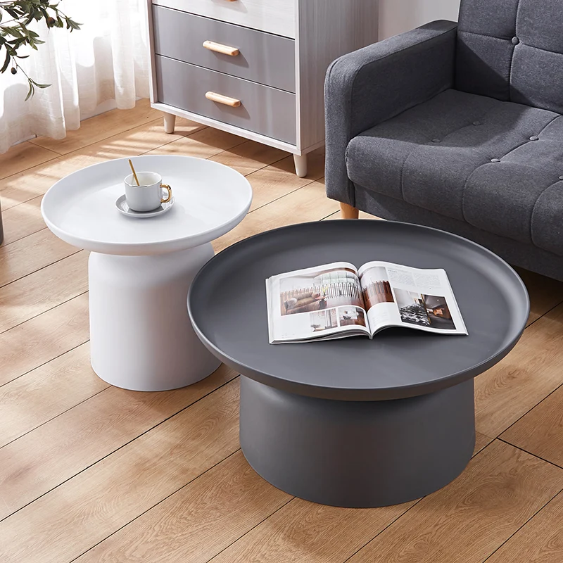 

Designer Coffee Table Creative Personality Mini Simple Nightstand Minimalist Modern Nordic Wrought Iron Art Side Round Tea Table