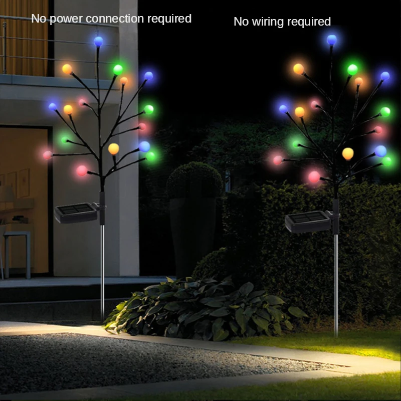 Lawn Landscape Light Solar Light Plug-in LED Decorative Night Light Lámpara De Césped ABS+stainless Steel Tube Service 8-15H