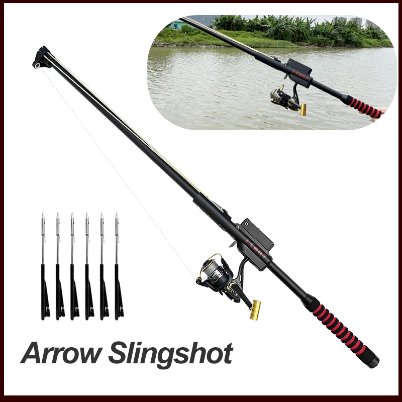 New Slingshot Fishing Professional Laser Fish Shooting Arrow Gun Dart