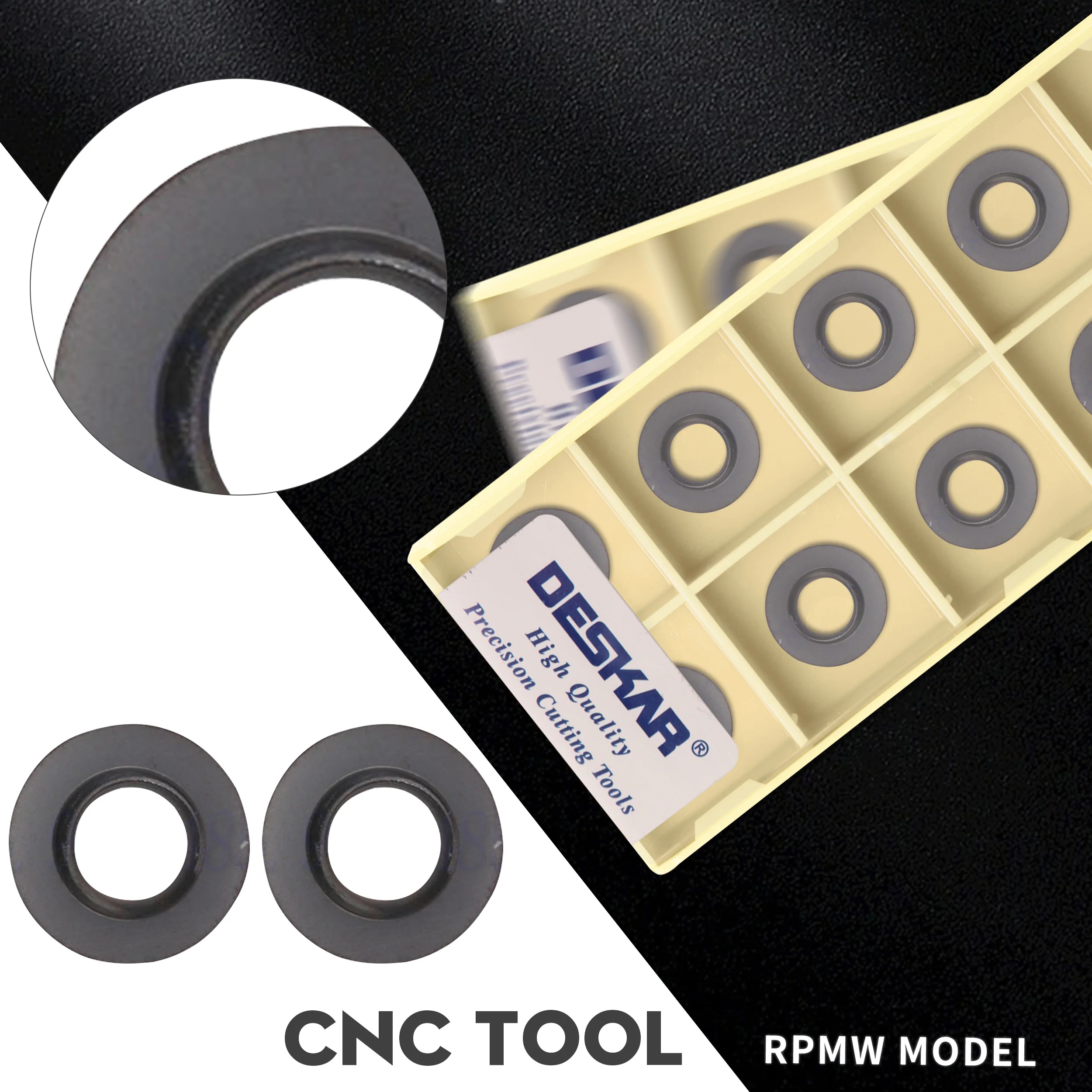 

10pcs RPMW1003MO-TT LF6018 CNC lathe tool milling blade PVD Coated finishing machining Turning Inserts For Stainless Steel Parts