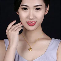 Real 18K Gold 2 Carats Topaz Pendant Women Luxury Yellow Gemstone 18 K Gold Necklace Crystal Jewelry Pendant Womens Accessoires 2