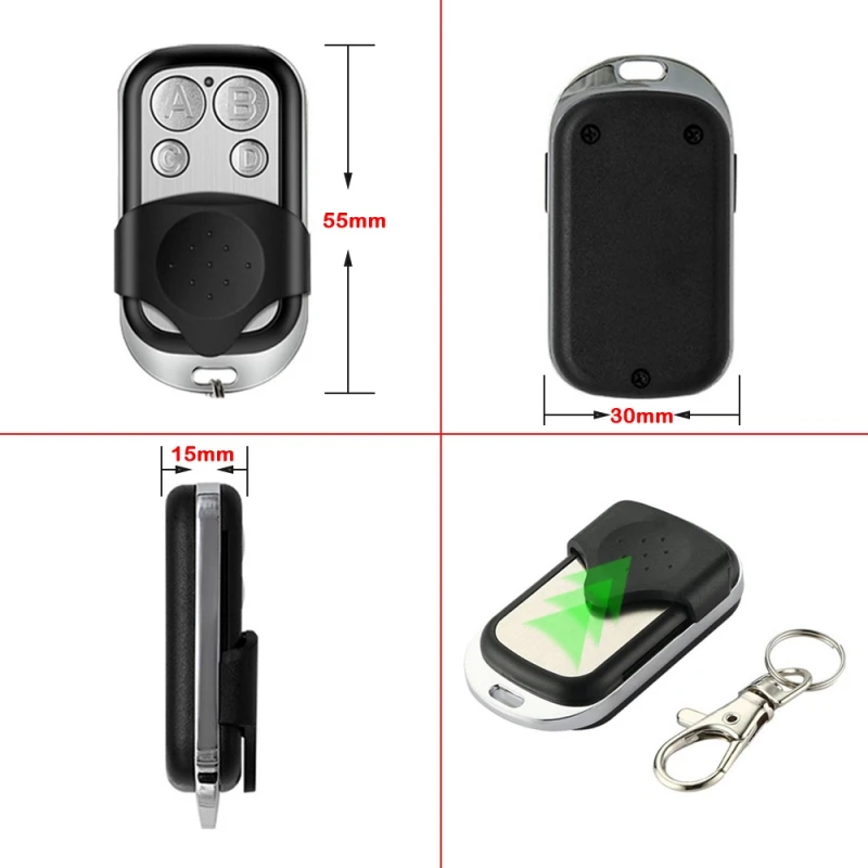 CELINSA SAW1 SAW2 SAW3 Garage Door Remote Control 433MHz Fixed Code Transmitter Hand Transmitter 5