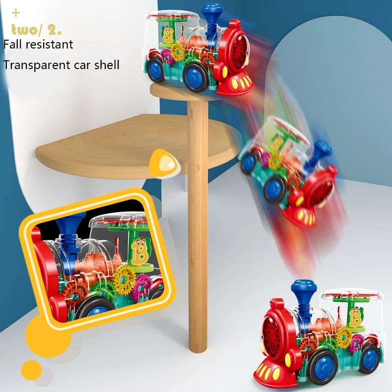 Electric Universal Gear Train Toy Set With Light And Music Electric Train Toy Children Boys And Girls Birthday Toy Gifts 27 Electric Universal Gear Train Toy Set With Light And Music Electric Train Toy Children Boys And Girls Birthday Toy Gifts