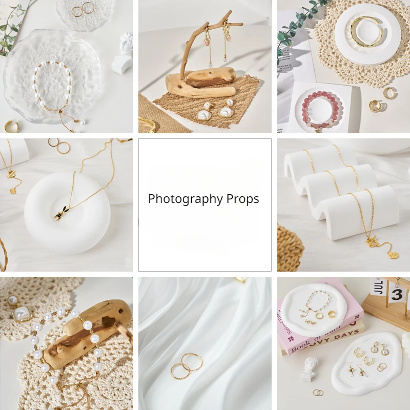 

Jewellery Decorative Ornaments Photographic Props Small Objects INS Simple Versatile Plaster Posing Photography Shooting