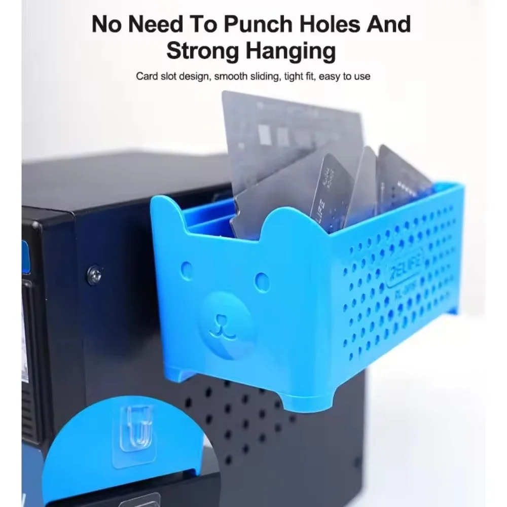 RELIFE RL-001S Tin-Planting Net Storage Box Multifunctional Storag Rack for Macbook BGA Reballing Stencil Classified Storage
