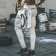 

Men Sports Pants Spring Summer Pocket Slim Patchwork Cargo Pants Men Lace-up Mid-Waist Fitness Running Camouflage Pencil Pants