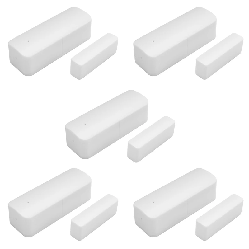 

5X Tuya Smart Wifi Door Sensor Door Open / Closed Detectors Compatible Works With Alexa Google Home IFTTT Tuya APP