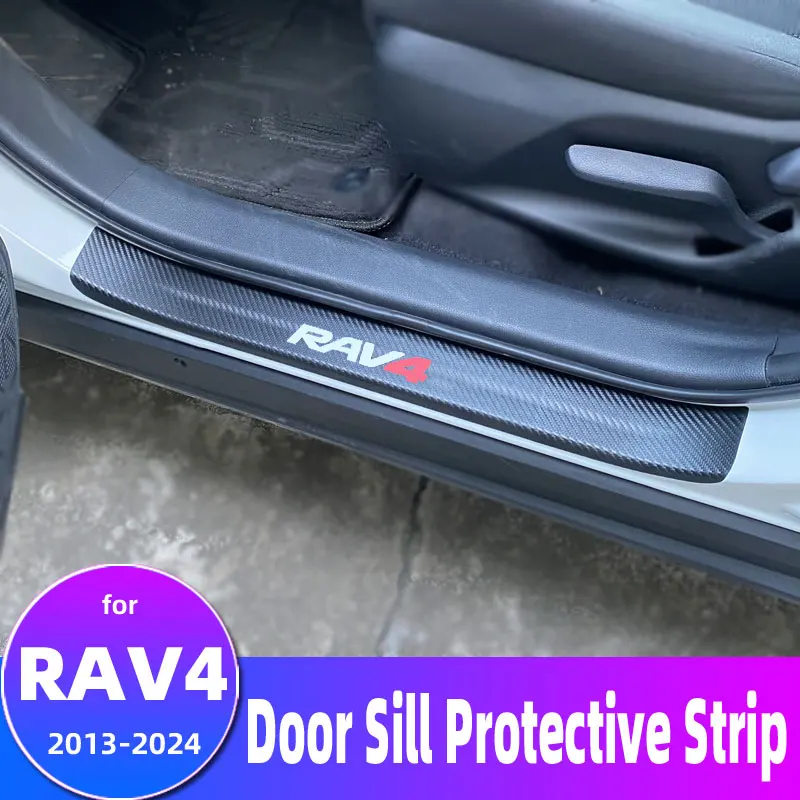 For Toyota Rav 4 Rav4 2013 2014 2015 Rav4 Car Door Protect Decorate Stickers Car Accessories