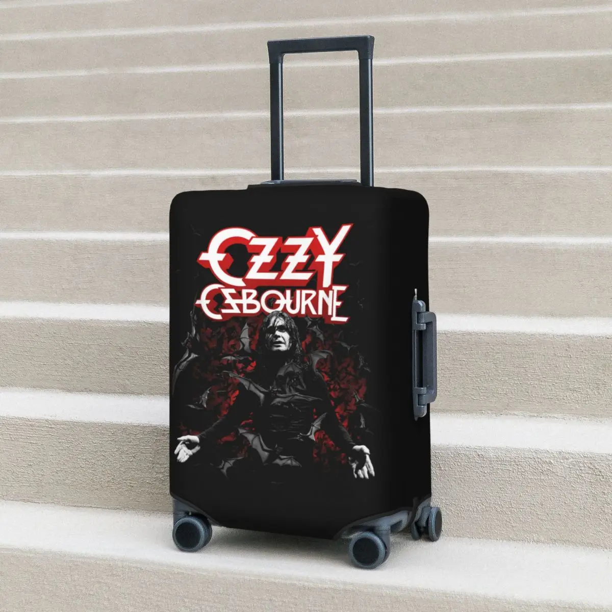 헤비 메탈 록 Ozzy Osbourne 박쥐 가방 커버 비행 비즈니스 실용 수하물..