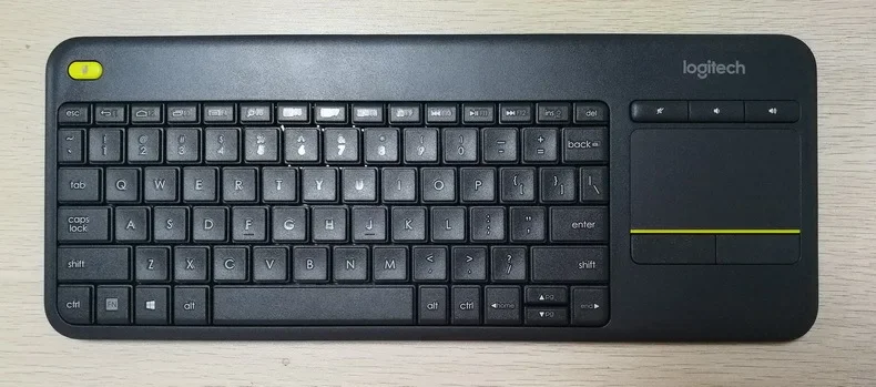 Bezprzewodowa klawiatura dotykowa Logitech K400 Plus Android Smart TV Office Multimedia Touchpad