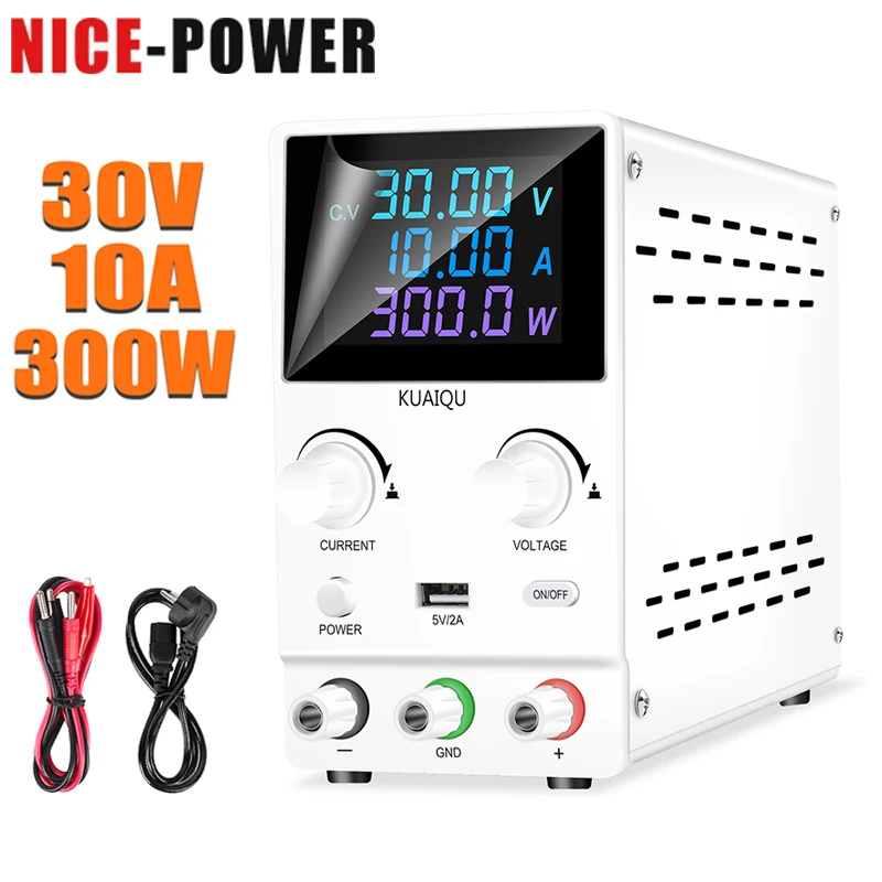 Nice-Power Lab Alimentatore Dc 30V 10A Regolabile 60V 5A Alimentatore Per Manutenzione Da Laboratorio Regolatore Di Tensione Ac 110V 220V