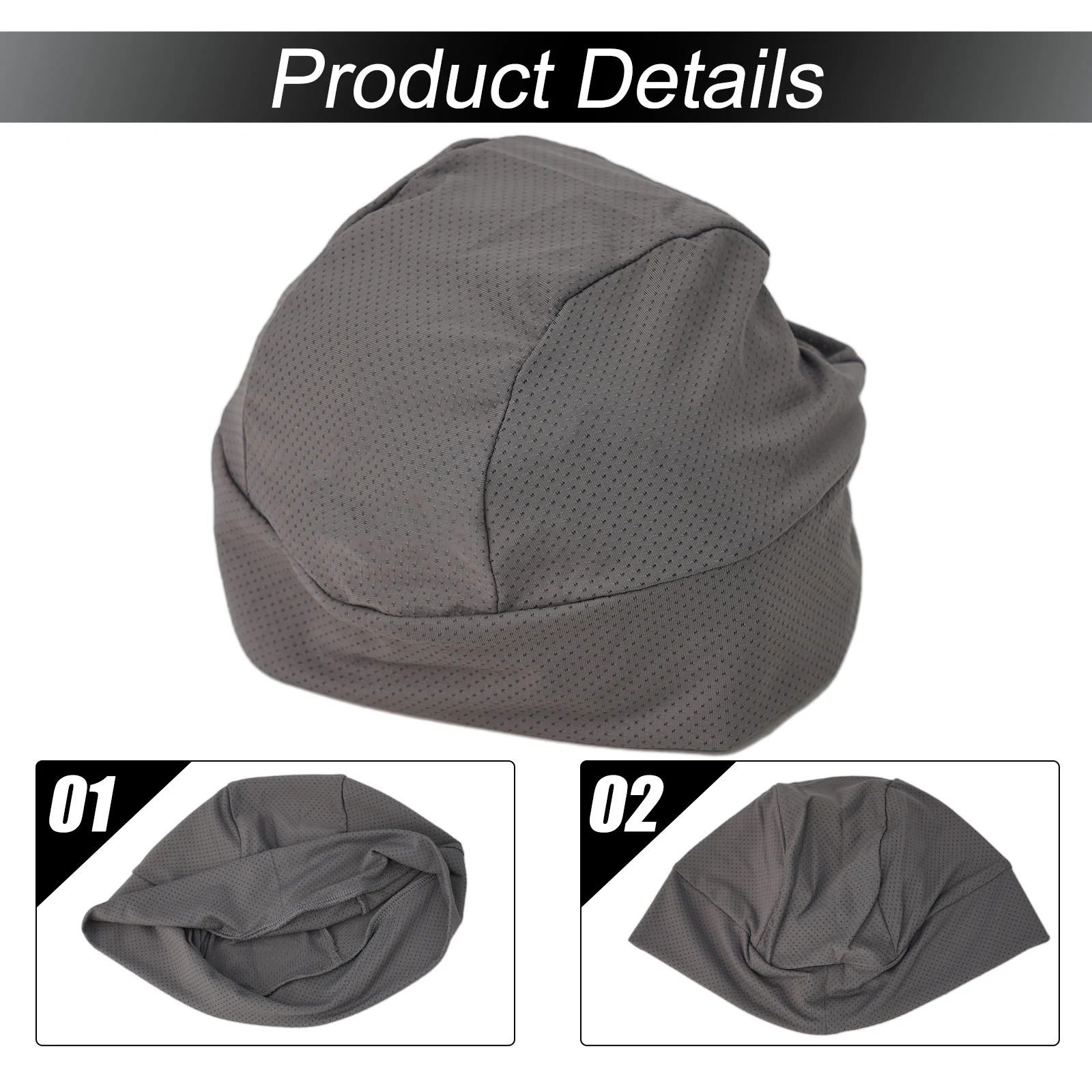 1Pc Quick Dry Cycling Cap Motorcycle Helmet Liner Bike Summer Riding Anti-Sweat Hat Quick-drying Windproof Sports Cycling Cap