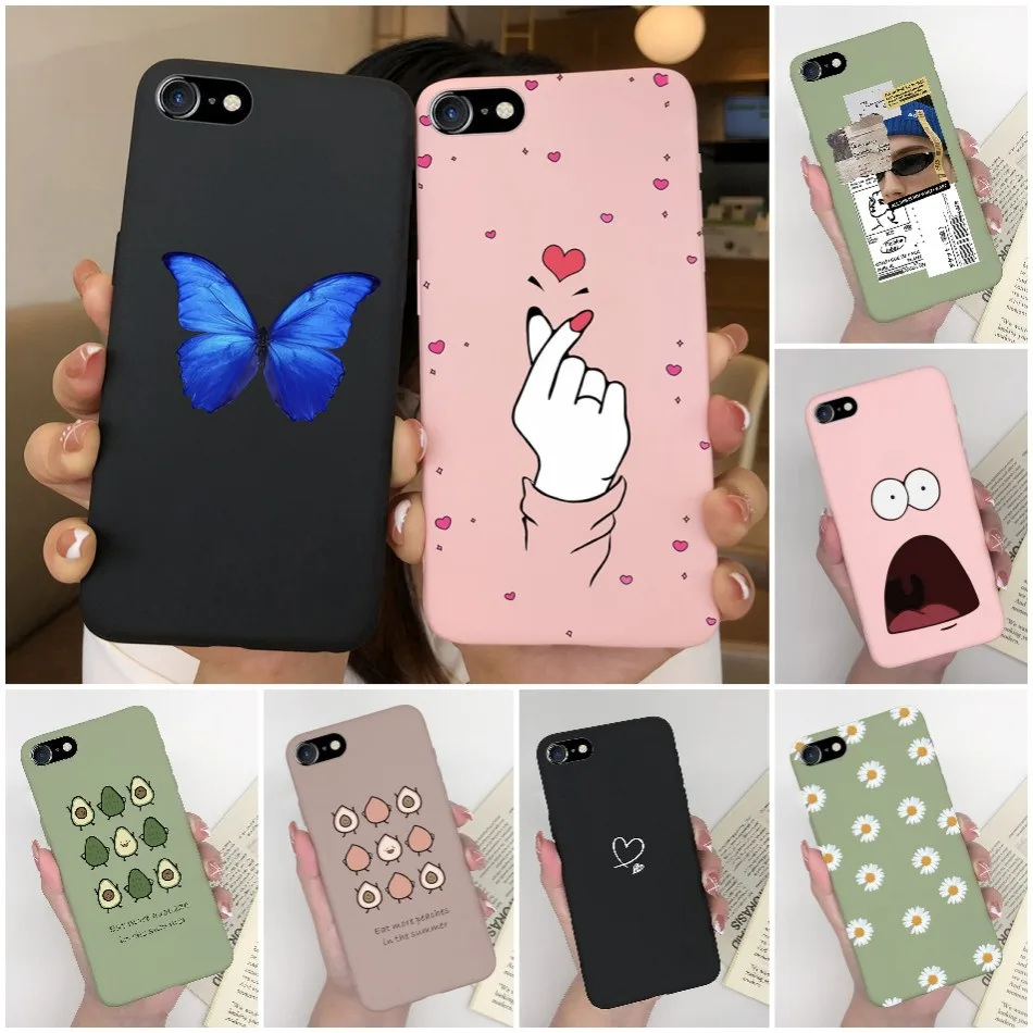 Per Apple Iphone Se 2020 2022 Custodia In Silicone Cute Tpu Custodia Morbida Per Iphone Se 2020 Se2 Se3 Custodie Per Paraurti Posteriore Fundas