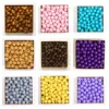 SOMESOOR 50pcs 16mm 0.63IN Natural Wooden Beads Multi Colors Round Shaped DIY Craft Wood Bracelet Necklaces Jewelry Accessories 1