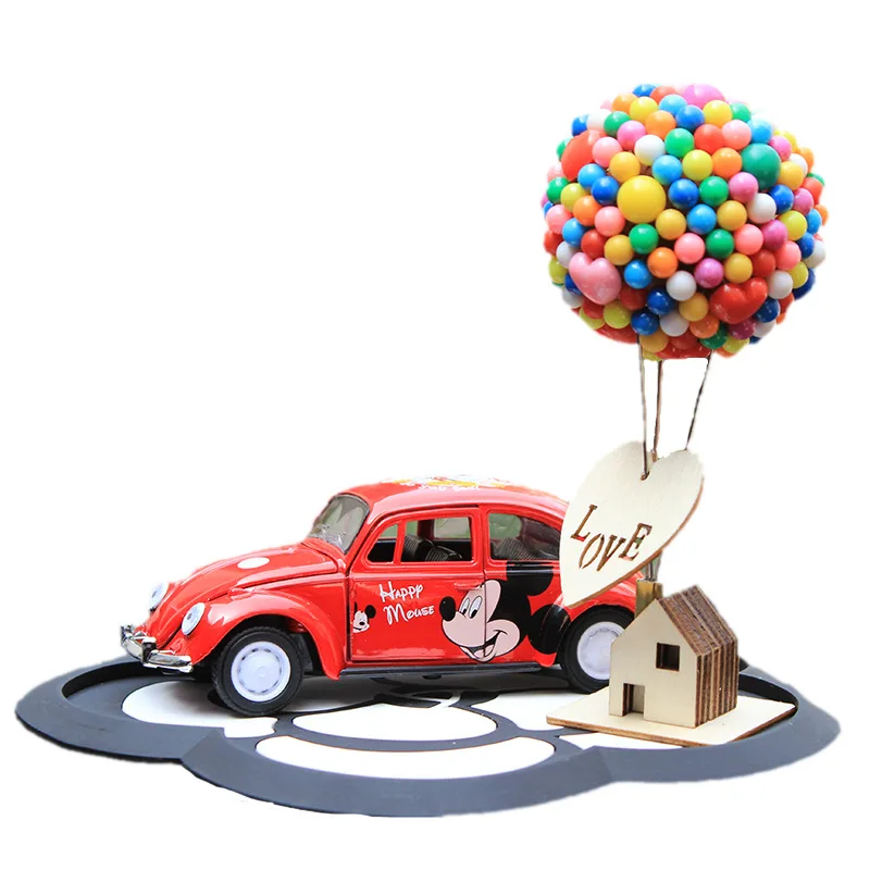 Disney Mickey Mouse Gran Torino Car Perfume Classic Car Model Cars Model Decoration Interior Accessories Car Ornaments Hottoys