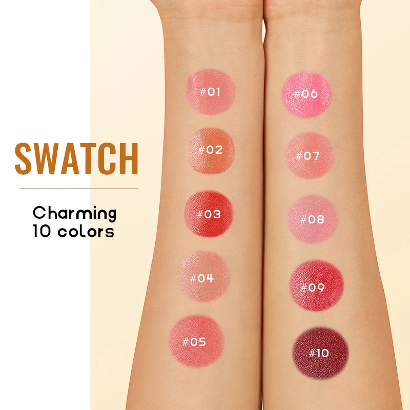 Blush Stick 3-In-1 Berry Waterproof Color Correction Multifunctional Makeup For Cheek Eye Lip