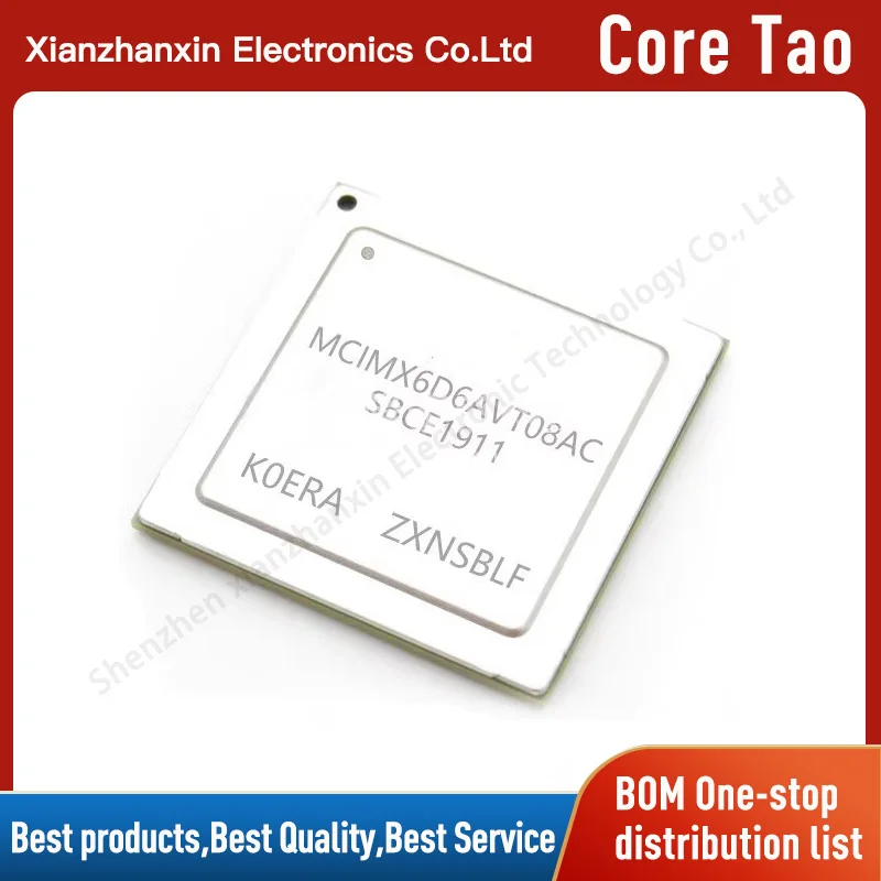 

1 шт./партия, процессор MCIMX6D6AVT08AC MCIMX6D6AVT08 BGA624