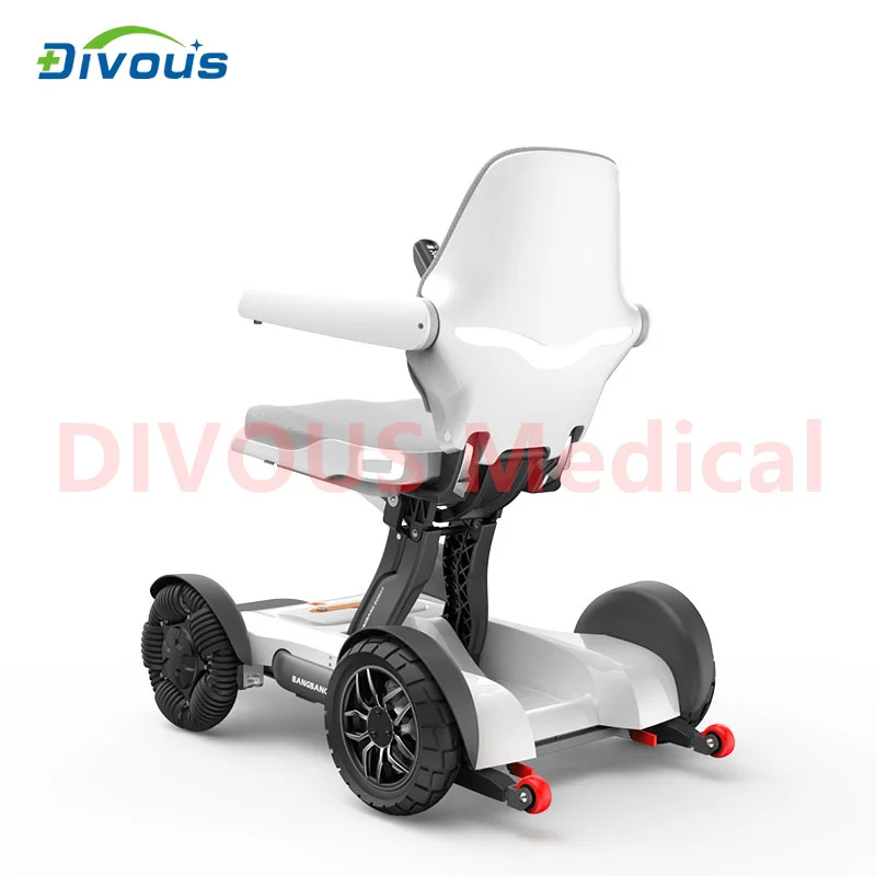 Handicapped Automatic Folding Electric Wheelchair Disabled Motorized Wheelchair