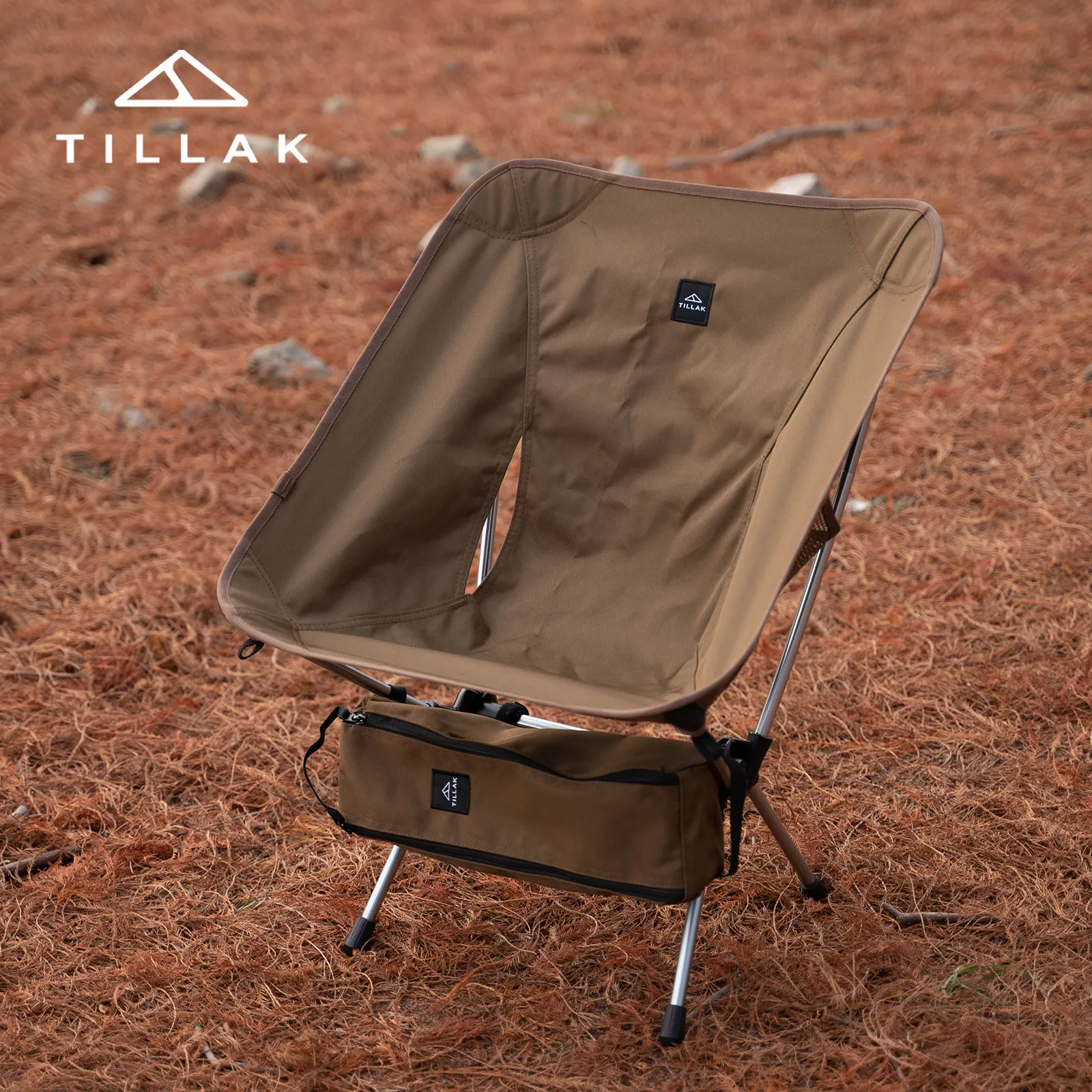 Fauteuil pliant tactique TILLAK ultra-léger renforcé CORDURA pour pêche camping randonnée