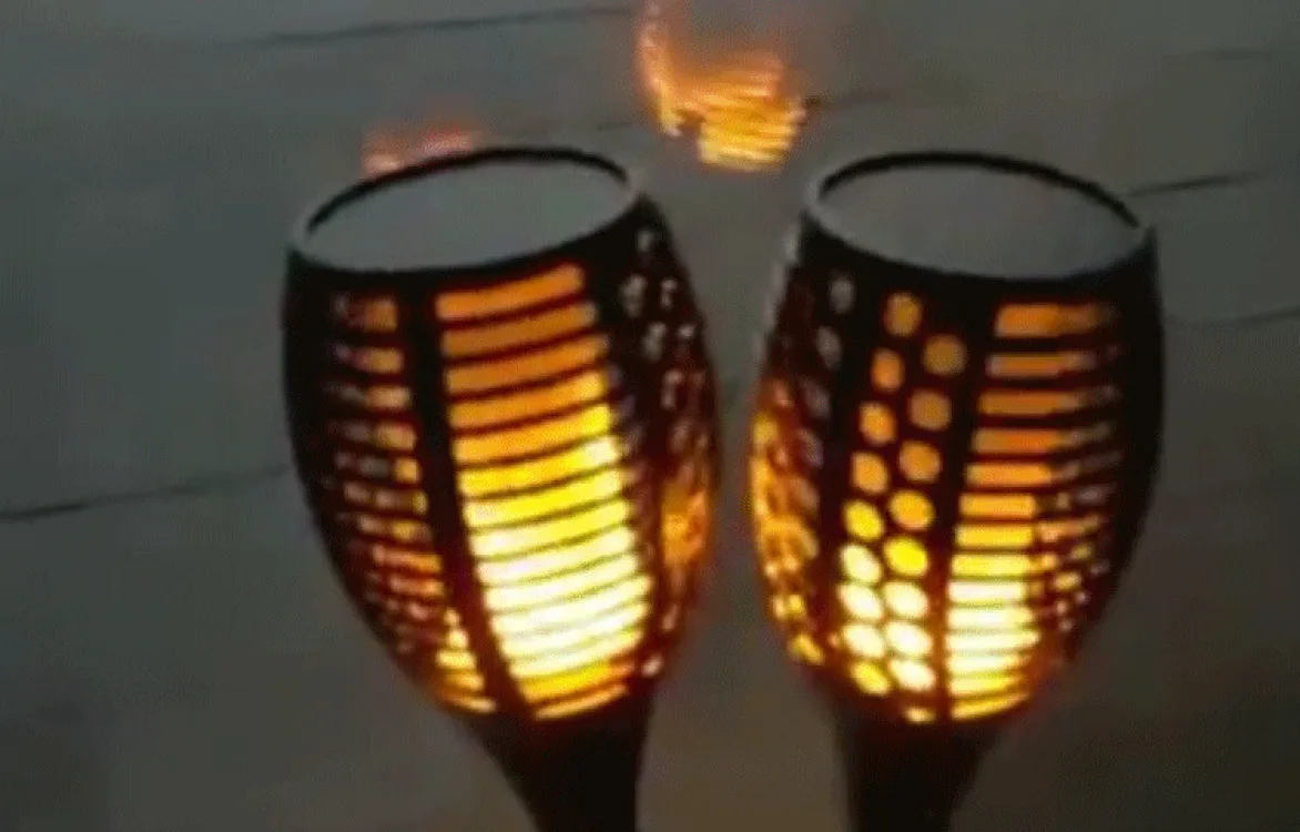 Description Picture 5 of itemSolar Lawn Lights Sensor Outdoor Patio Decorative Ground Plug Solar Flame Lights Torch Lights