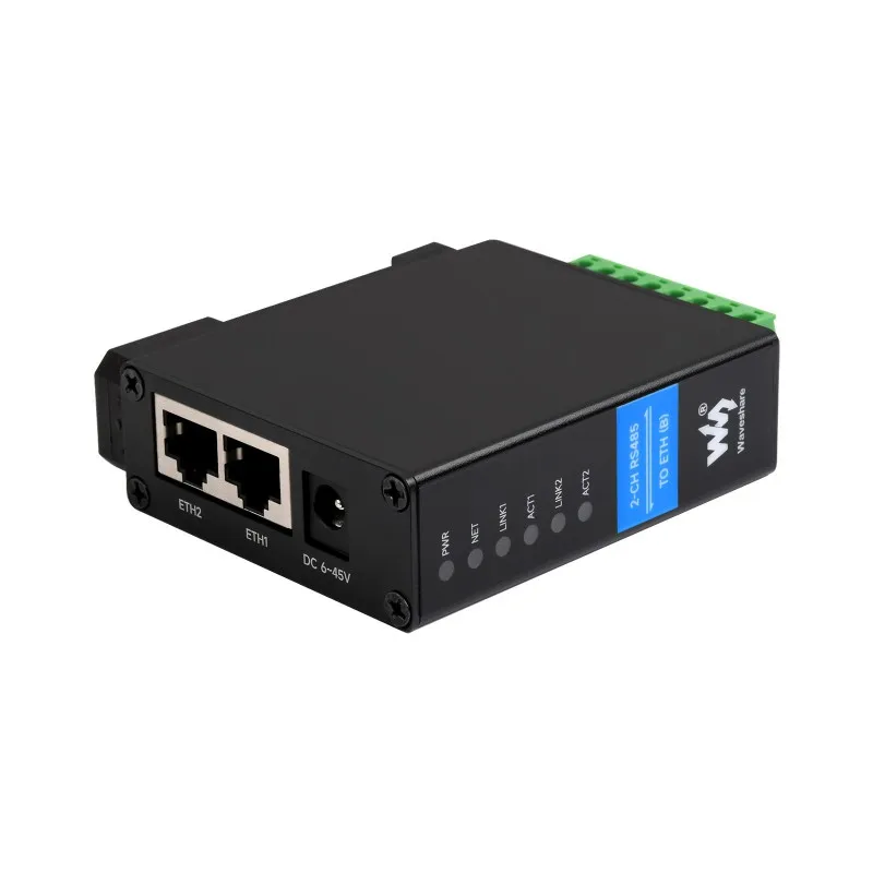 Ethernet Serial Server ch Rs485 para Rj45 Canais Duplos Operação Independente Bi-direcional Transmissão Transparente - Imagem 5