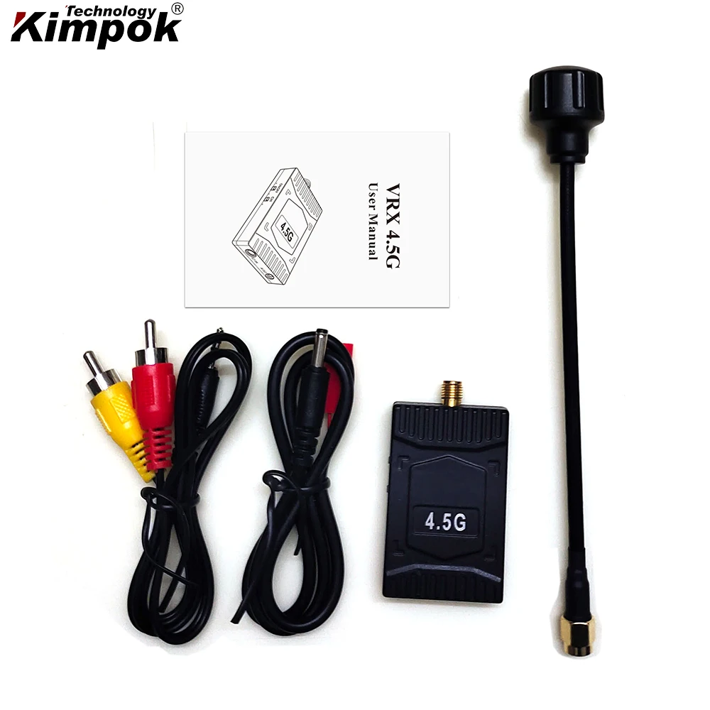 4.5Ghz 20Km Fpv Vtx 4.5g 2.5W Aerial Video Transmitter and Receiver Vrx for Long Range Transmission