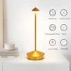Type-C Rechargeable Table Lamp Creative Dining Touch Led Hotel Bar Coffee Pina pro Table Lamp Lampada Da Tavolo Decorative Lamp 5