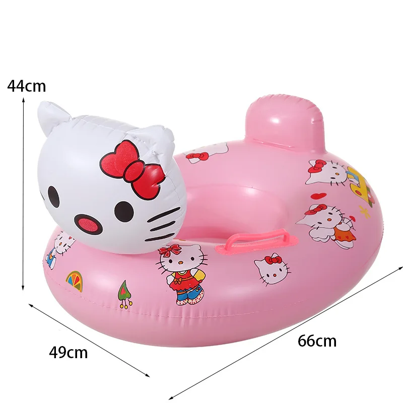

Cartoon Cat Swim Ring Tube Inflatable Toy Swimming Ring Seat For Kid Child Swimming Circle Float Pool Beach Water Play Equipment