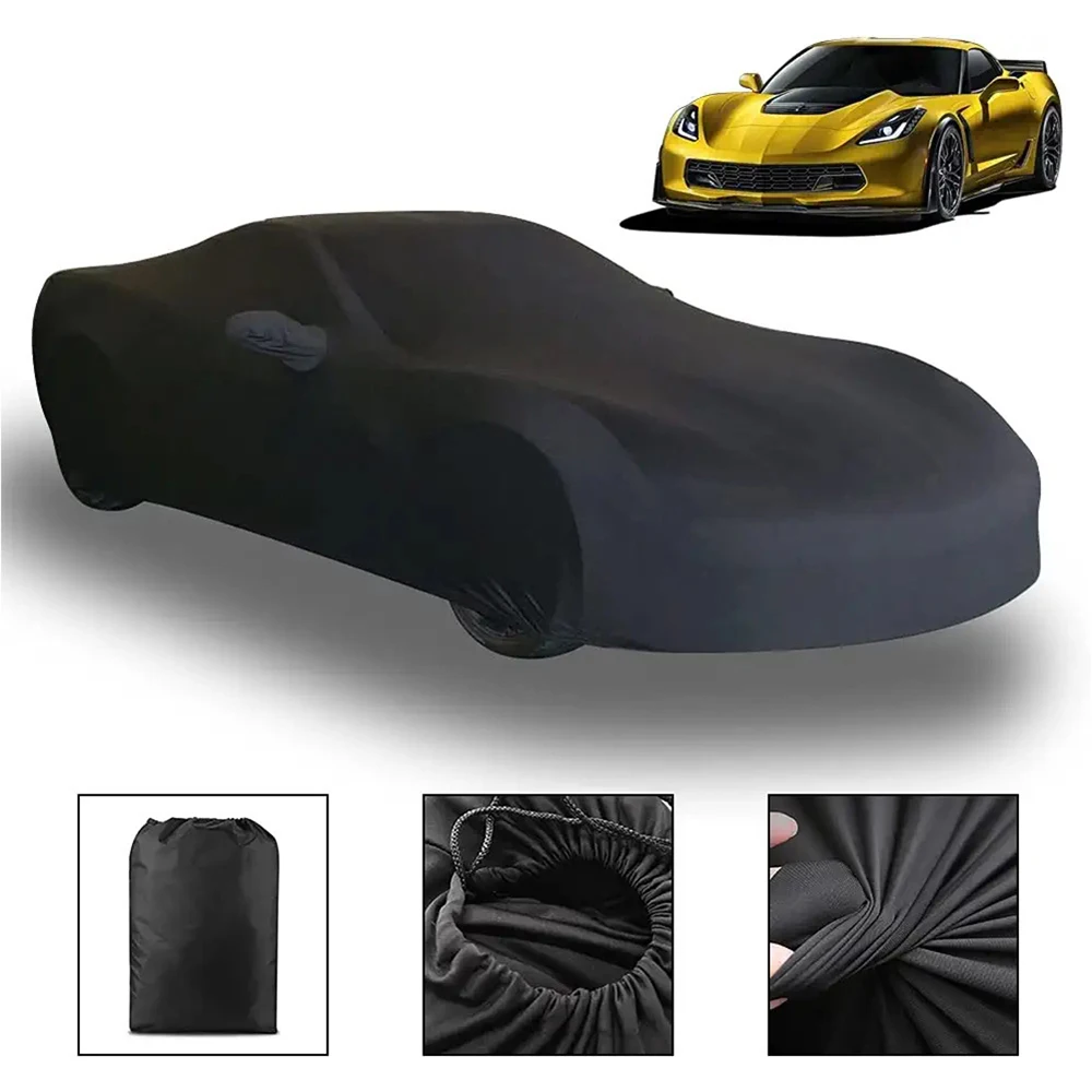 Breathable Silk Polyester Indoor Car Cover for Corvette C5 C6 C7
