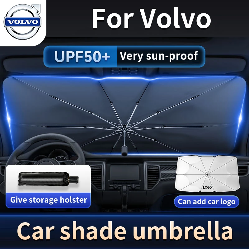 Car Windshield Sunshade Umbrella For Volvo Awd C30 C70 S60 S80 S90 T6